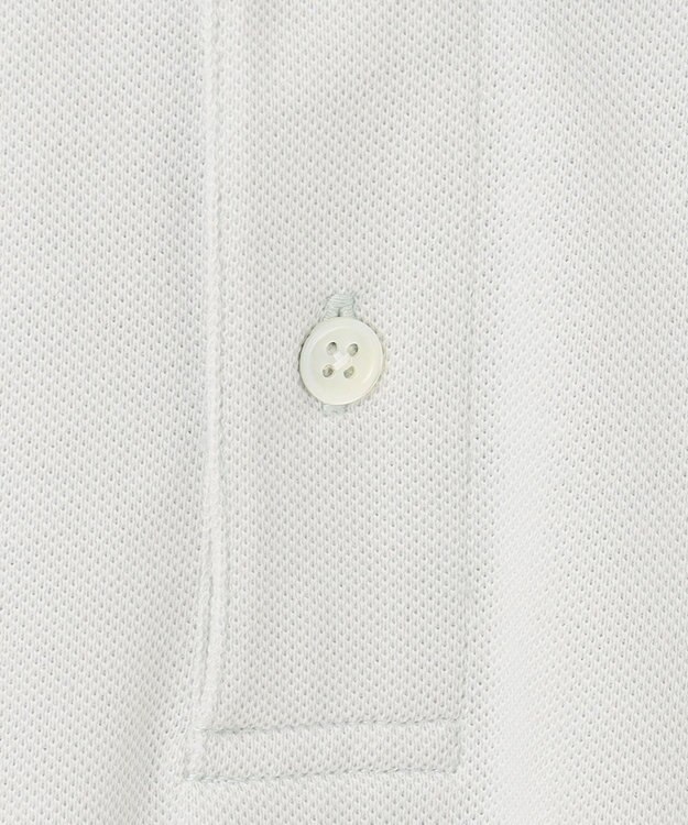 J.PRESS MEN 【大人気】アメリカンコットン鹿の子 バックブルポロシャツ サックスブルー系