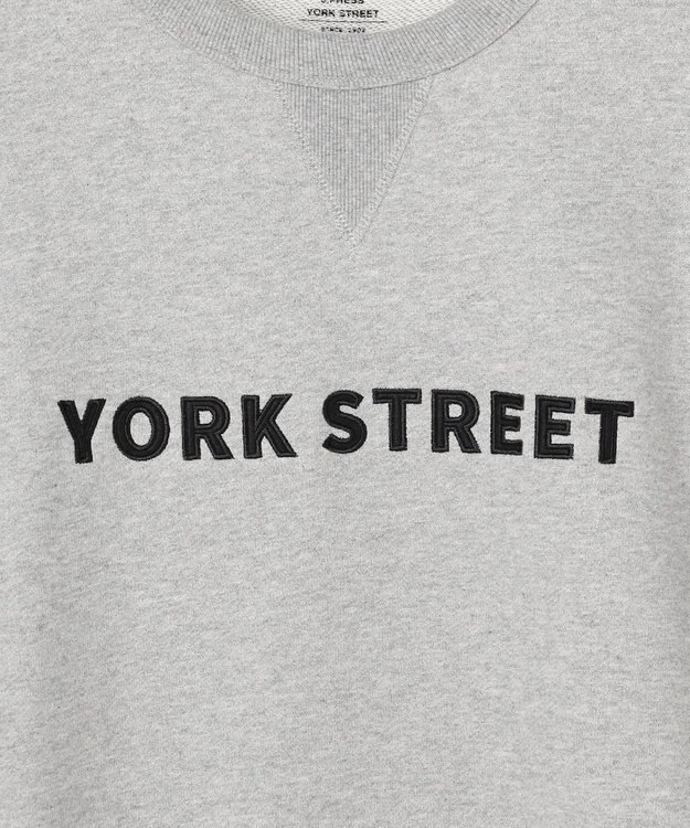 J.PRESS YORK STREET 【UNISEX】裏毛ベーシックロゴ スウェット ライトグレー系