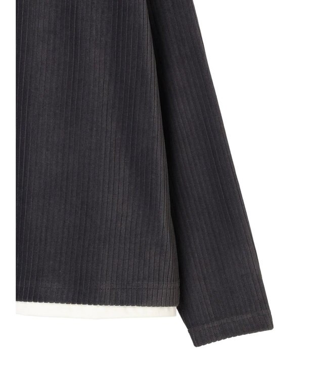 CRAFT STANDARD BOUTIQUE カットコールフェイクレーヤードプルオーバー Charcoal Gray