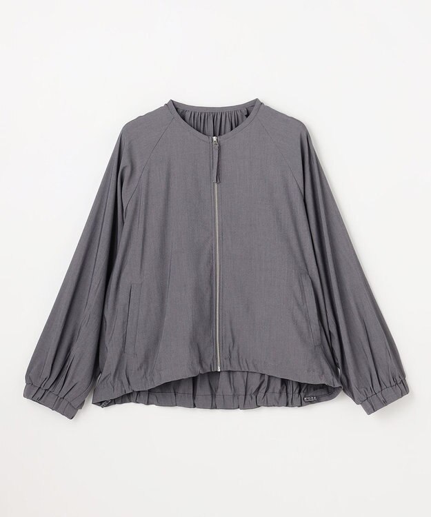 ANY L 7daysデイリーリラックスブルゾン グレーシャンブレー