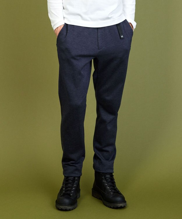 JOSEPH ABBOUD MOUNTAIN 【ストレッチ/吸湿発熱/蓄熱保温/裏起毛 】ソフトサーモテリー パンツ ネイビー系