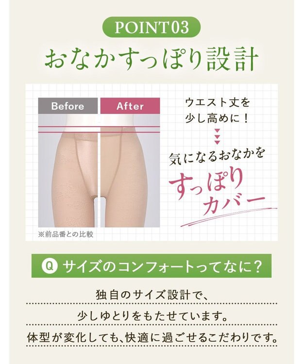 Wing ガードル ほどよいおなか押さえ 綿混(身生地部) ソフトタイプ ロング丈 一枚ばき可能 3Lまで対応 大きいサイズ NQ1762 ウイング／ワコール シナモンブラウン