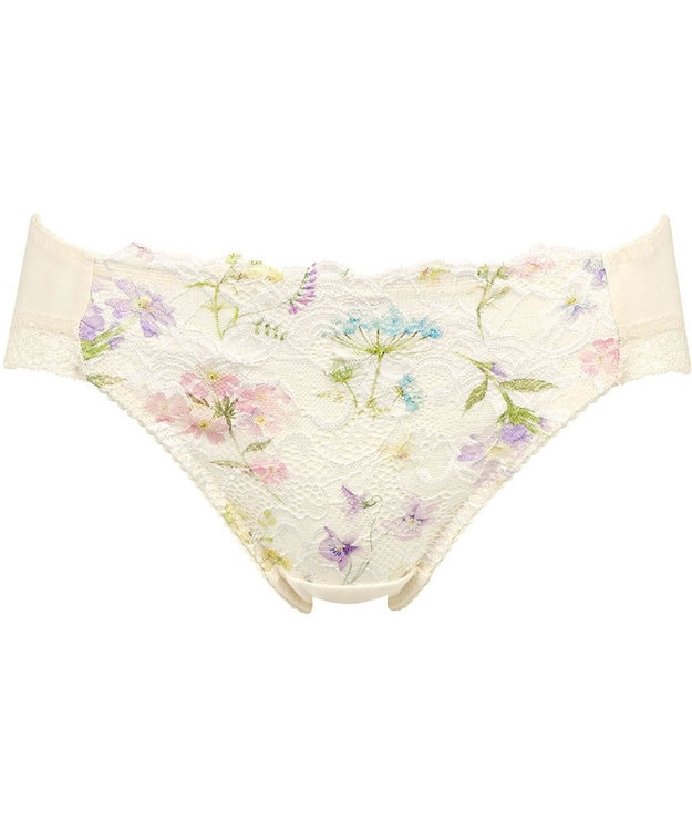 Wing 【ナチュラルフィットブラ】 ペアショーツ 身生地部綿混 はきこみ丈あさめ KF3320 ウイング／ワコール ベージュ