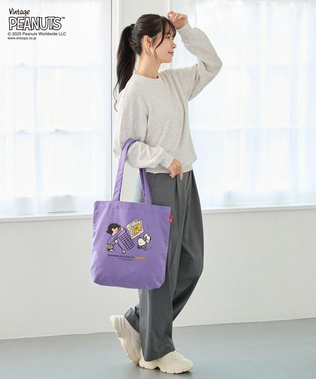 ROOTOTE 8443【スヌーピー】IP.トール.ピーナッツ-0T 04：ベリー