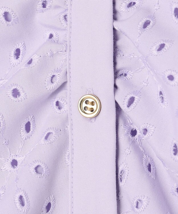 ANY SIS エンブロイダリー ワンピース ラベンダー