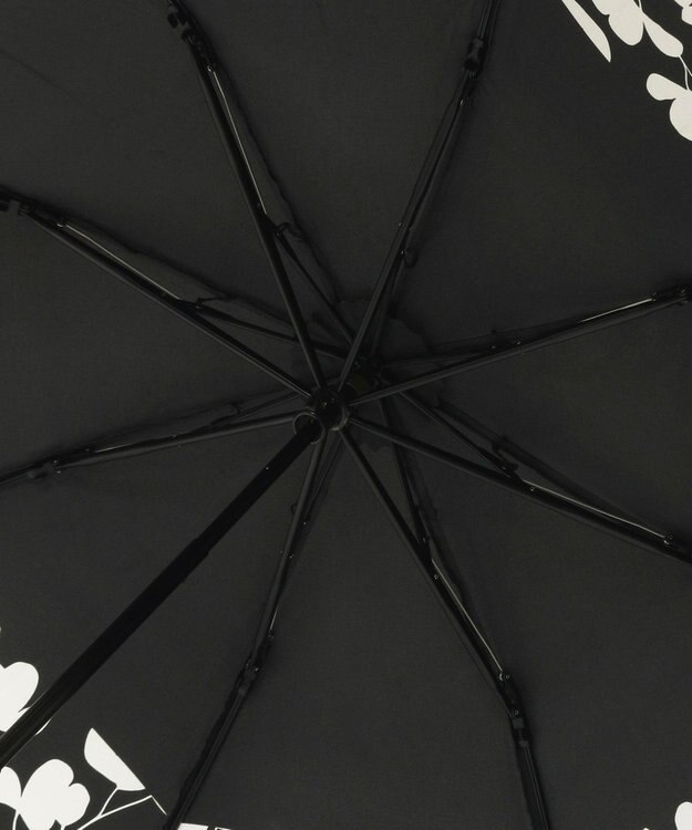 MOONBAT 【折りたたみ雨傘】フルラ (FURLA)  カメリア 折りたたみ傘 UV ブラック