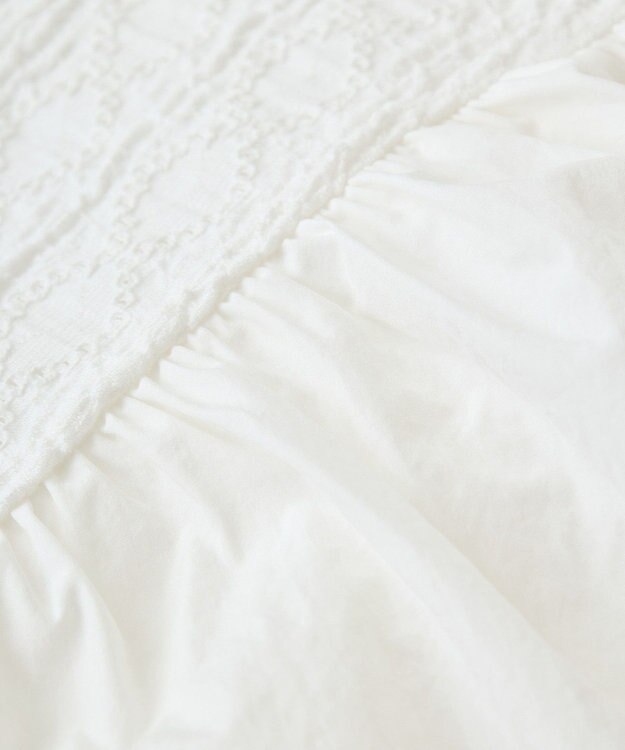 Green Parks ・ＳＵＧＡＲ　ＳＰＯＯＮ　ラッフルスリーブＴＥＥ Off White