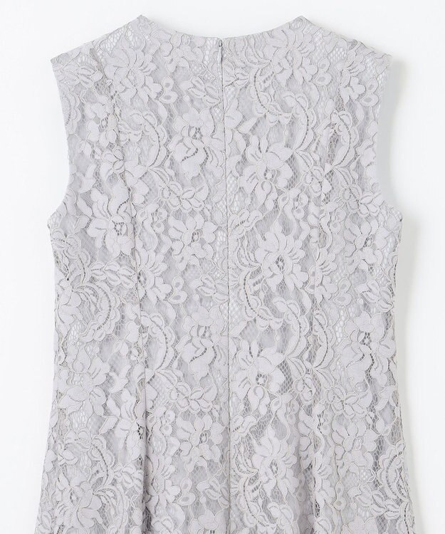 GRACE CONTINENTAL レースドレス グレー