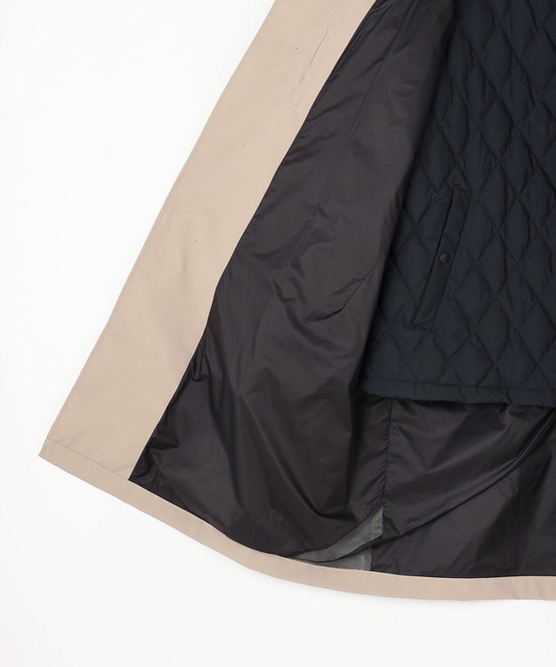 JOSEPH ABBOUD MOUNTAIN 【雑誌掲載/防風/撥水/3WAY】 ミズノコラボ　WIND STOPPER BY GORE-TEX LABS　ダウン コート ベージュ系