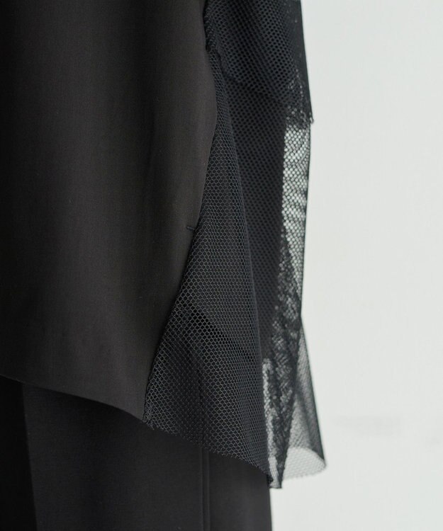 YECCA VECCA 異素材MIXテーラードジャケット Black