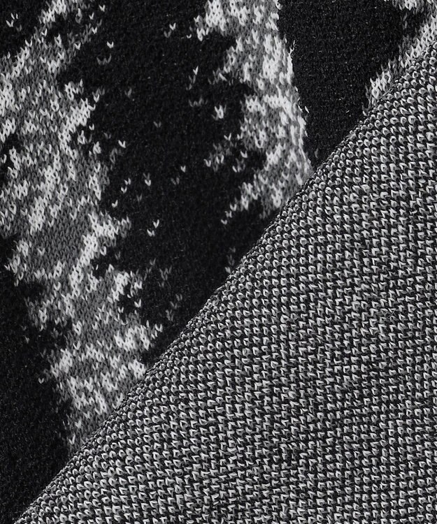 JOSEPH HOMME 【HIGH GRADE LINE】カスリシェブロンジャガード　クルーネックニット ブラック系5