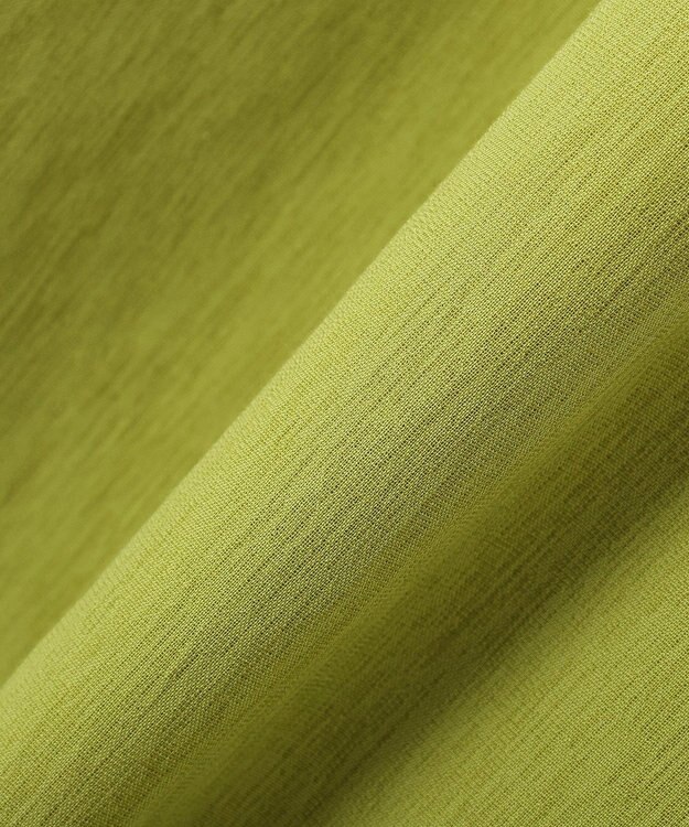 YECCA VECCA ドライタッチシアードロストワンピース Lime Green
