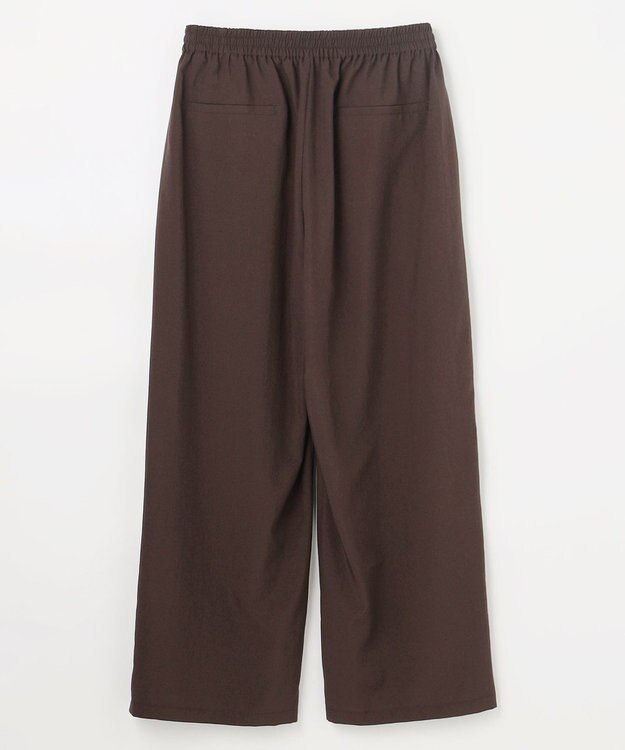 ANY 楽映えストレートパンツ ブラウン