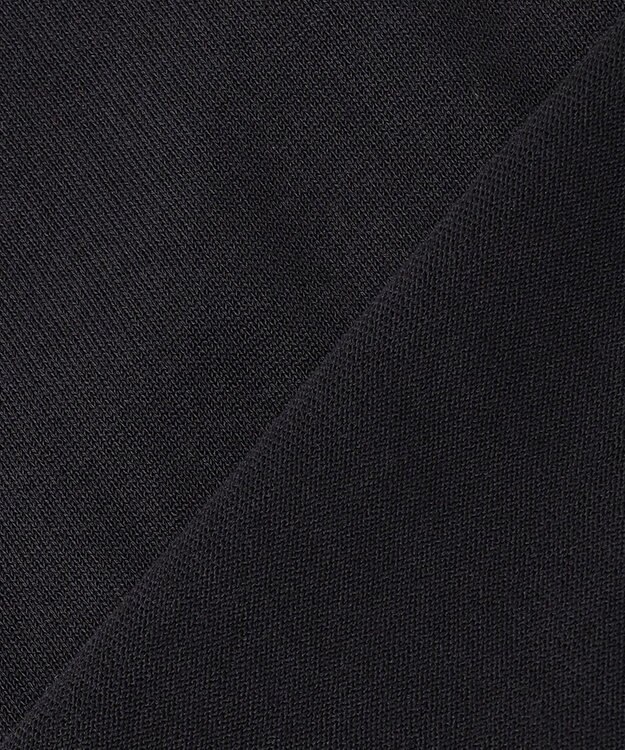 23区 【洗える】コットンアセテート プルオーバー ニット ブラック系