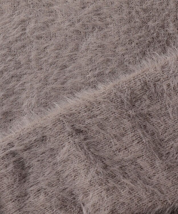 組曲 S ナイロンファー半袖プルオーバー ブラウン系