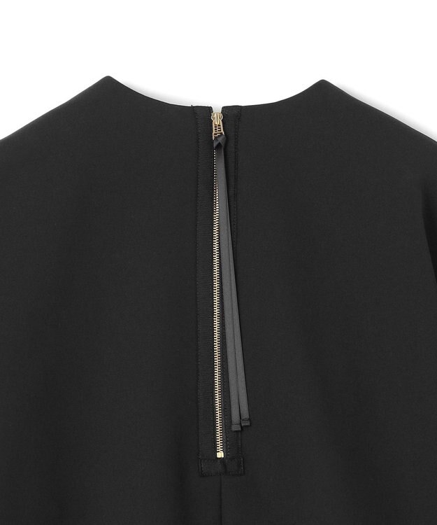 BEIGE， 【洗える】WINDSOR / クルーネックブラウス Black