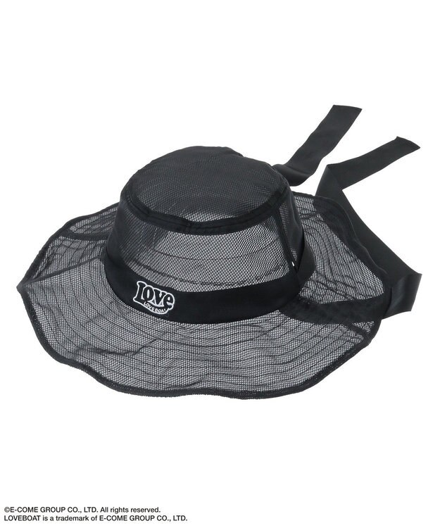 Green Parks ■ＬＯＶＥＢＯＡＴ　オーガンジーＨＡＴ Black