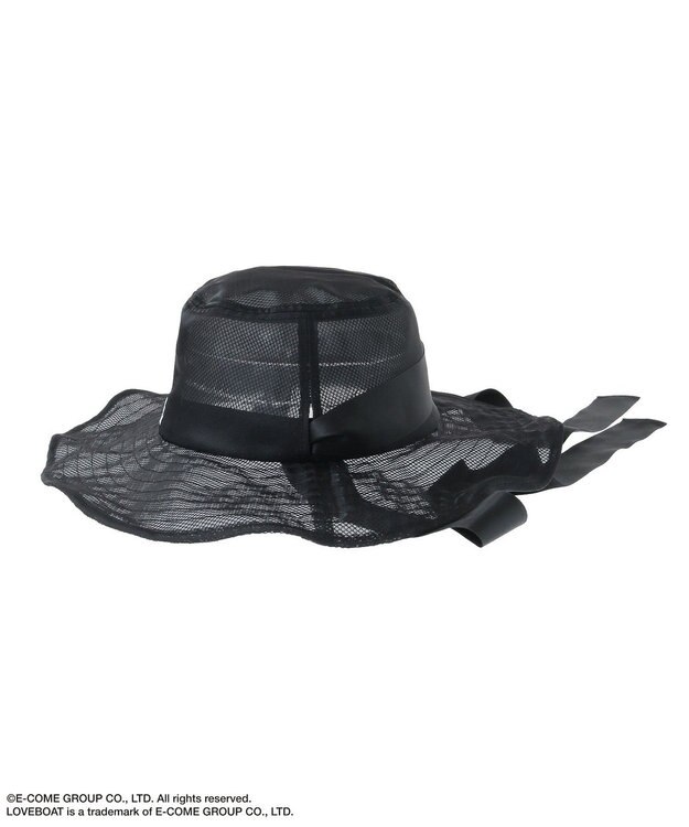 Green Parks ■ＬＯＶＥＢＯＡＴ　オーガンジーＨＡＴ Black