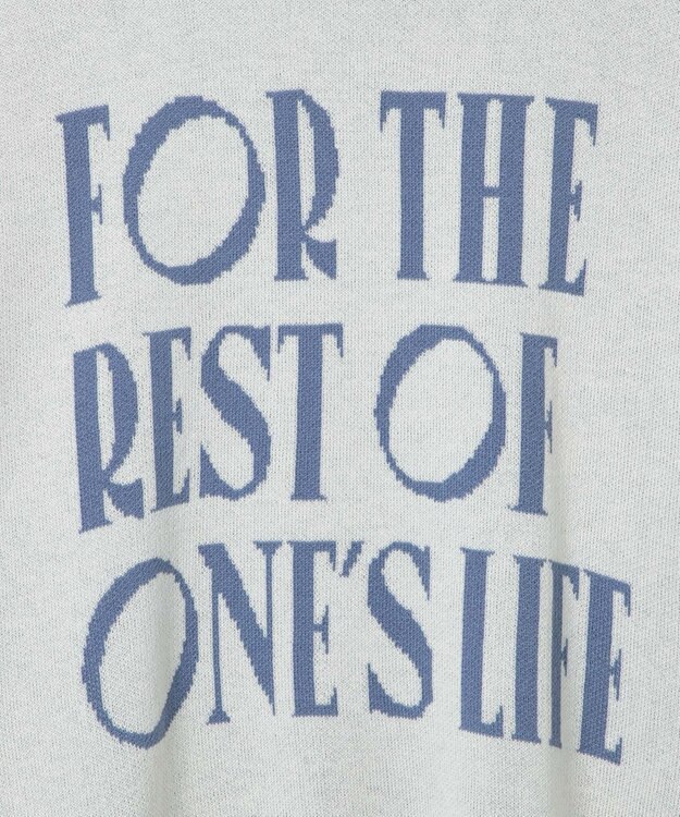 WEGO ロゴジャガードニットプルオーバー ホワイトアイボリー