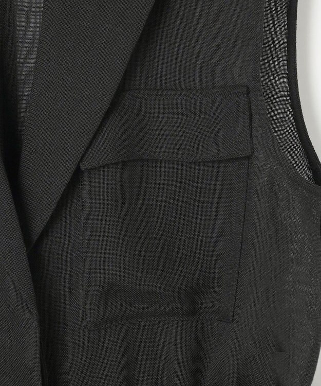 ICB L 【一部カラーのみ接触冷感・洗える】UnleashLite ジレ ブラック系