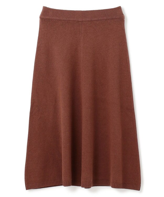 JOSEPH シルクカシミヤ　ニットスカート Mahogany
