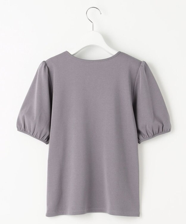 Feroux リボンアクセント Ｔシャツ グレー系