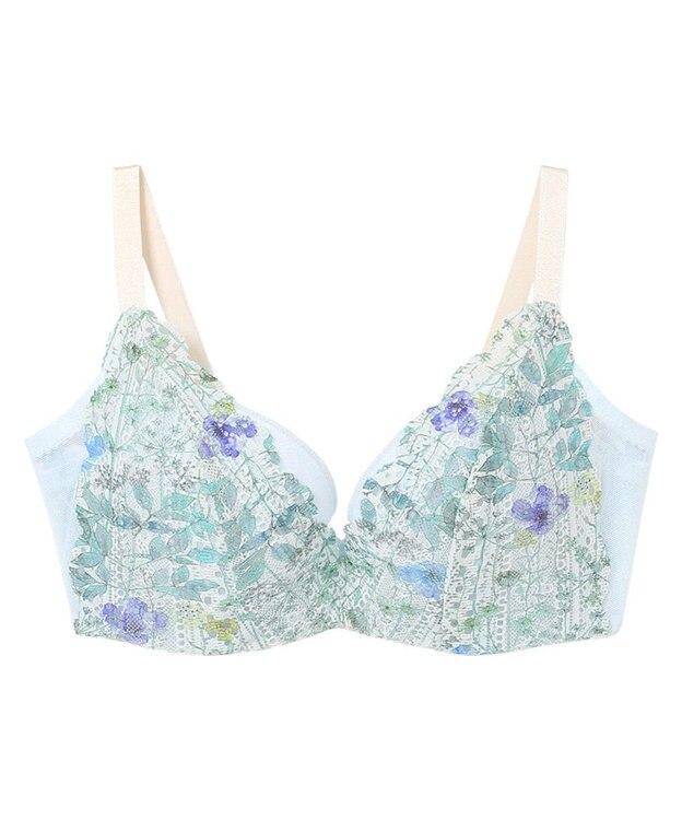 une nana cool MADE WITH LIBERTY FABRIC さあわたし レース 脇高ブラジャー SX