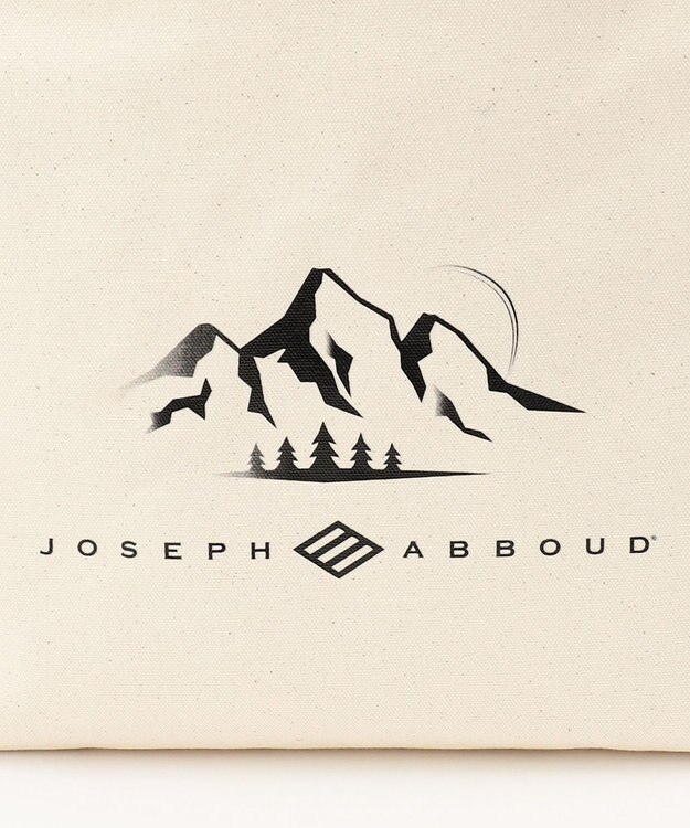 JOSEPH ABBOUD MOUNTAIN 【UNISEX】キャンバストートバック アイボリー系