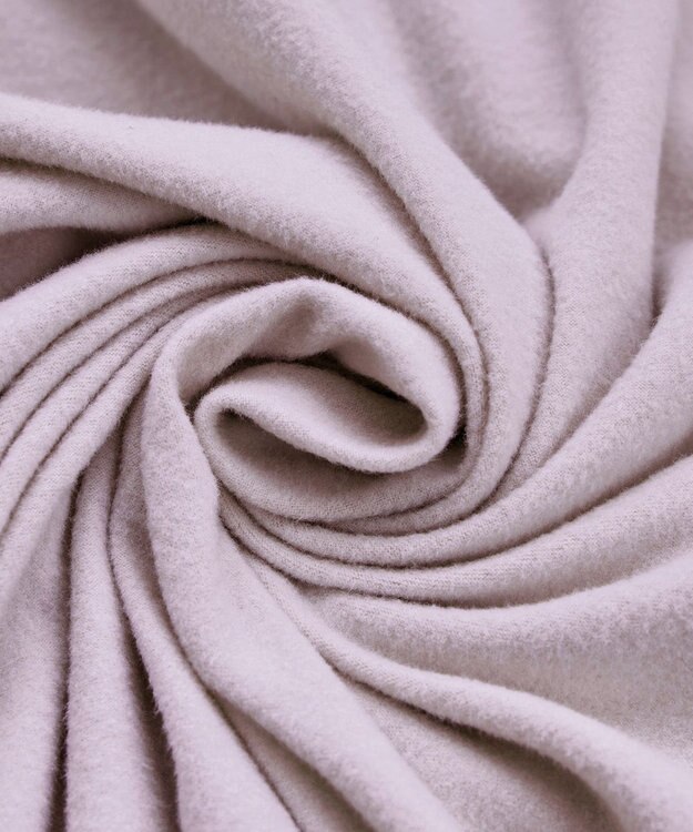 Tiaclasse 【スマート裏起毛・新色追加】 ピンタックシャツチュニック ピンクベージュ