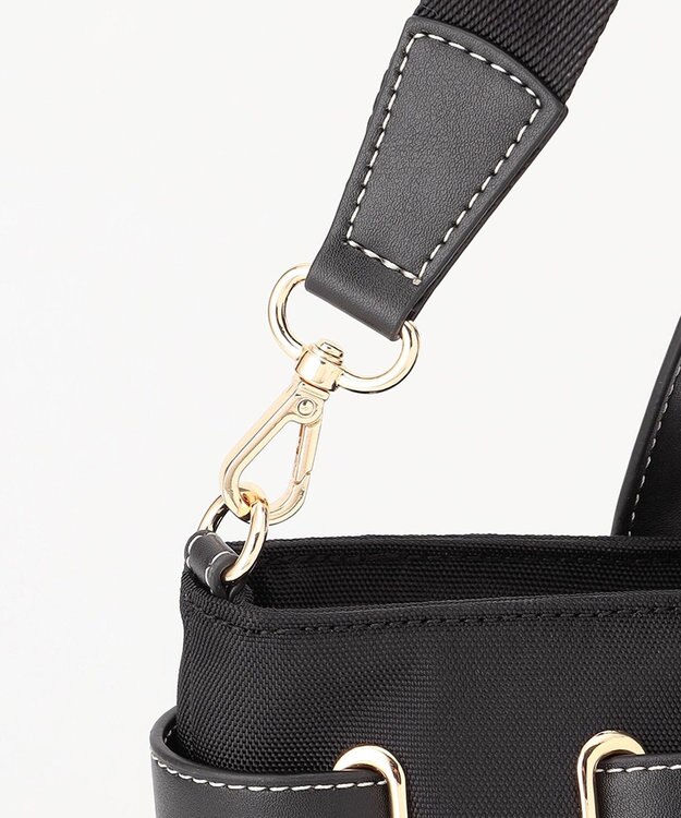 LA BAGAGERIE ベルテッド2WAYミニトート ブラック