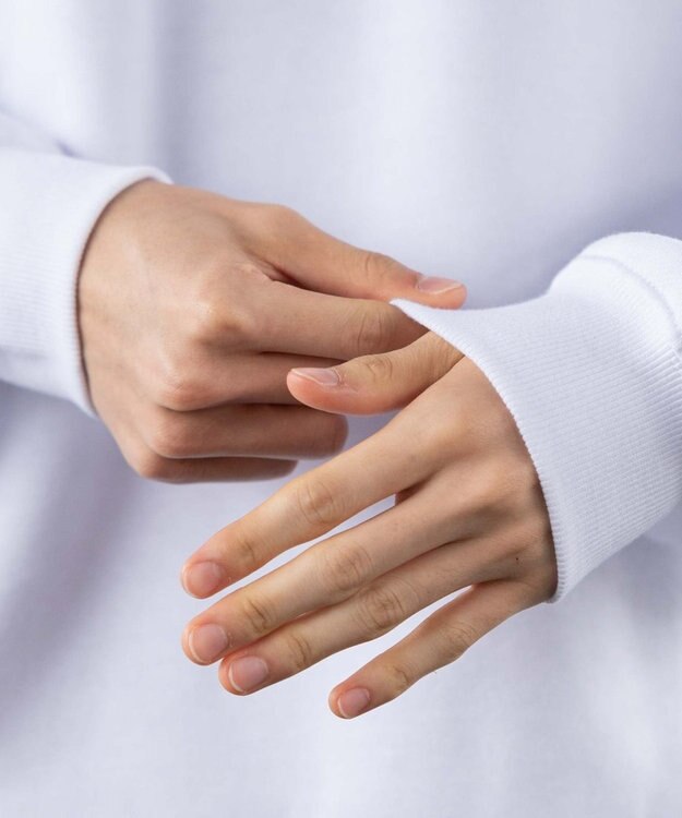 WEGO 【2点SET】アクセ付きストレートラインプルオーバー ホワイト