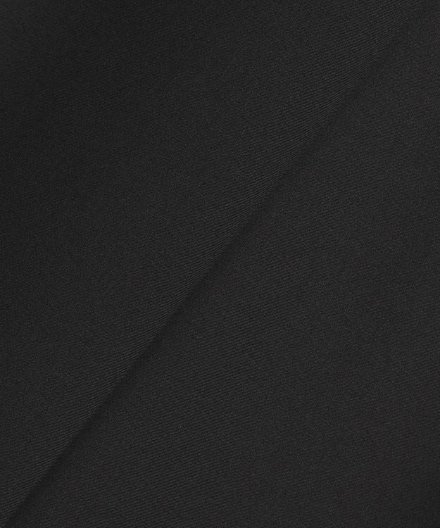 23区 【洗える】ウォームストレッチ ワイドパンツ ブラック系