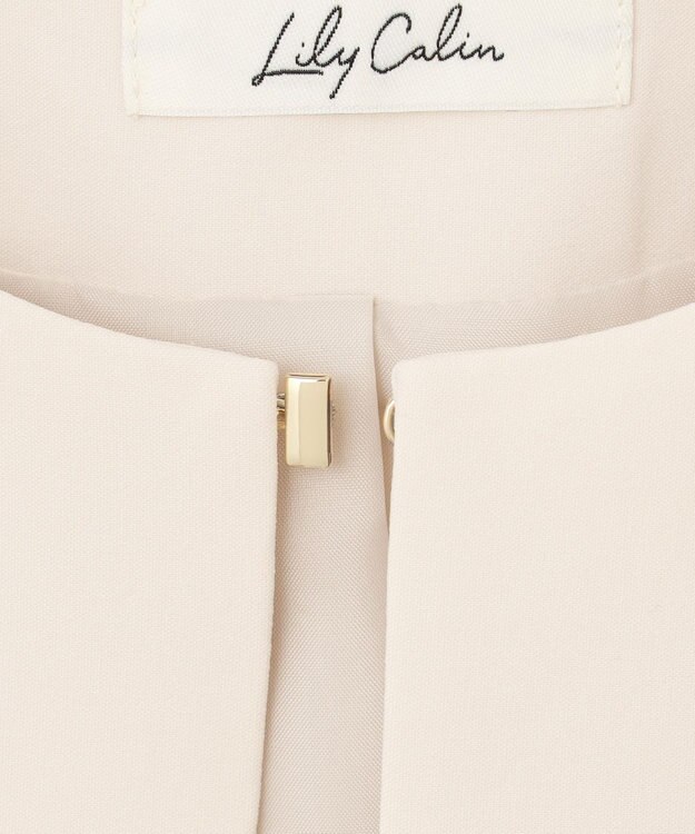 ANY SIS 【洗える】セレモニークロップド ジャケット ベージュ