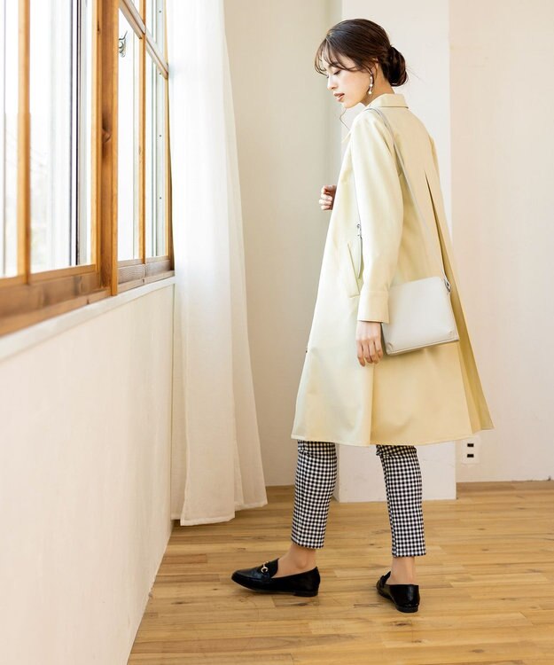 Tiaclasse 【洗える】ステンカラーコート イエロー