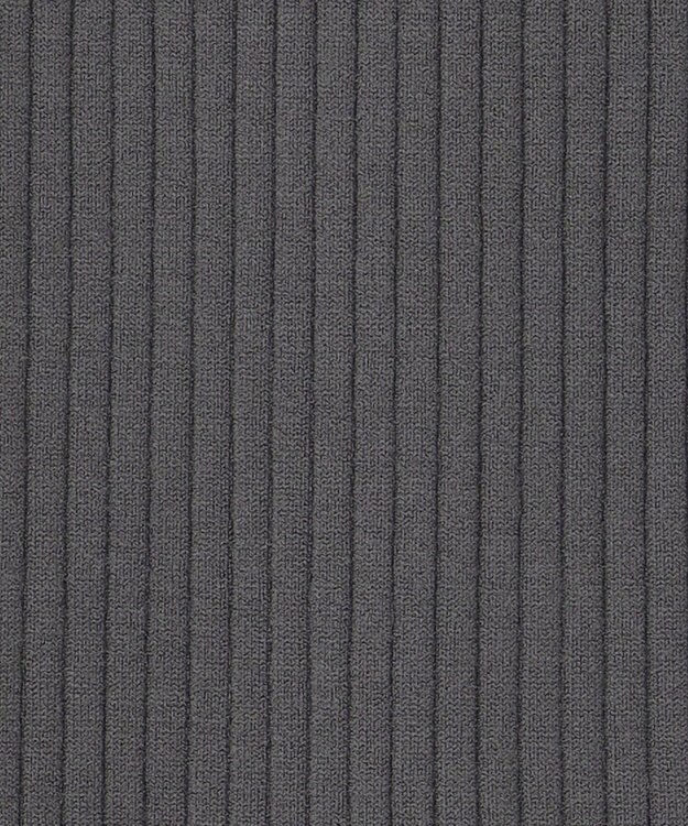 uncrave 【手洗い可】スムース ニット リブ スカート（uncrave STANDARD） スレート