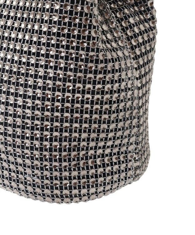 Green Parks ａｎｄｍｉｋｋａ　２ＷＡＹキラキラ巾着バッグ Gray