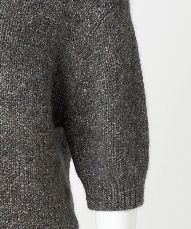 23区 S 【エステータ】ラメニット プルオーバー チャコールグレー系