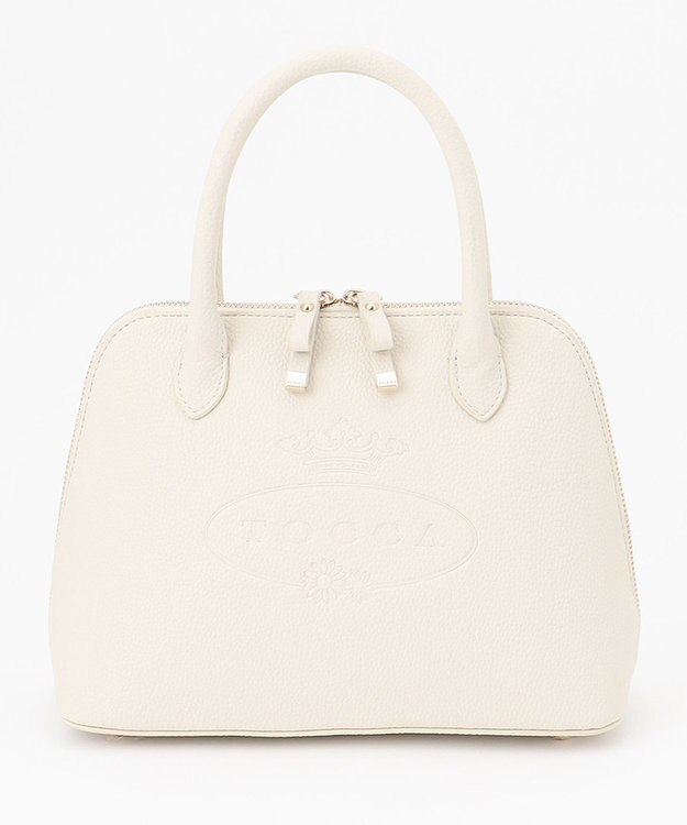 TOCCA CRESTA LEATHER POCHETTE ポシェット アイボリー系