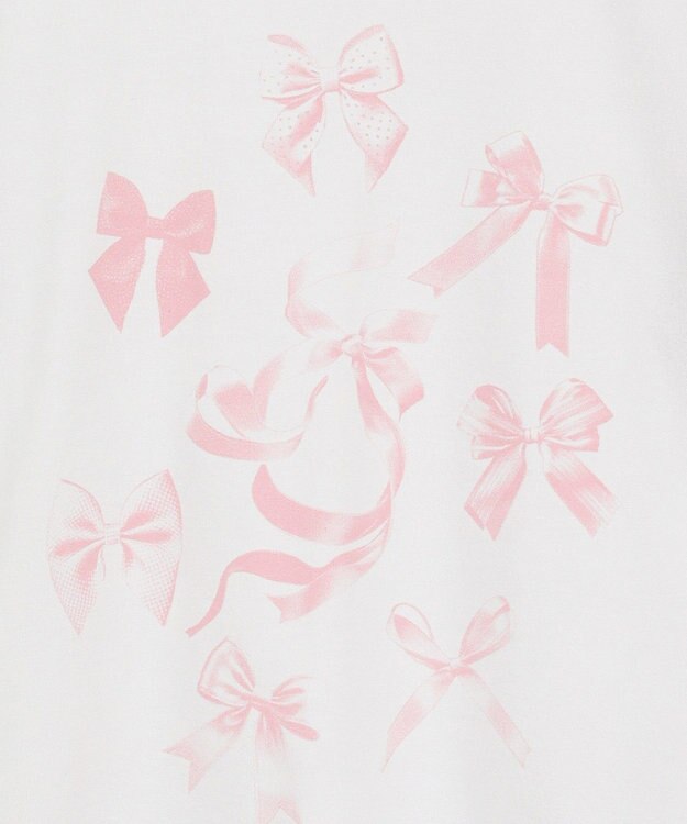 Green Parks ・ＤＯＵＢＬＥ　ＦＬＡＧＳ　リボンｐｔ　ＴＥＥ Charcoal Gray