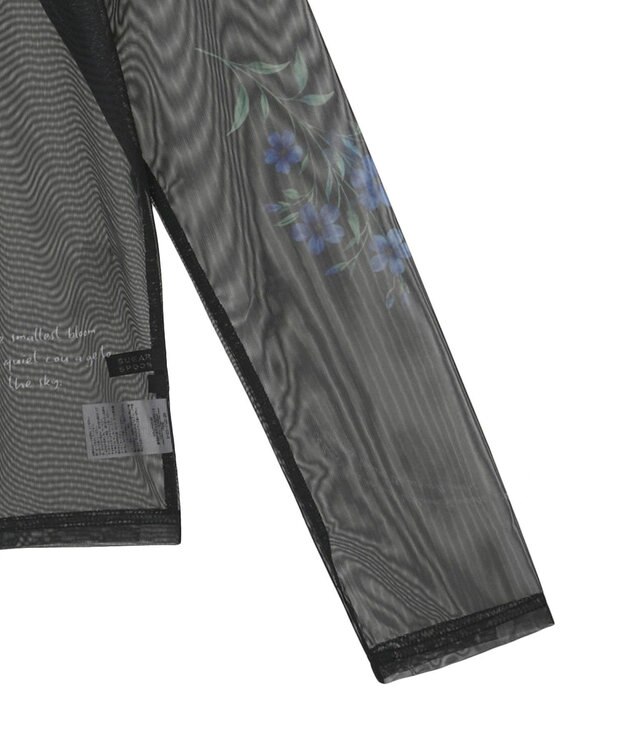 Green Parks ・ＳＵＧＡＲ　ＳＰＯＯＮ　フラワーｐｔシアーロンＴＥＥ Black