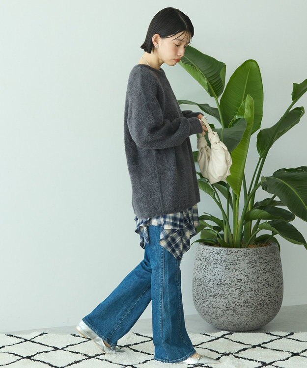 AMERICAN HOLIC フェアリーニットプルオーバー Charcoal Gray