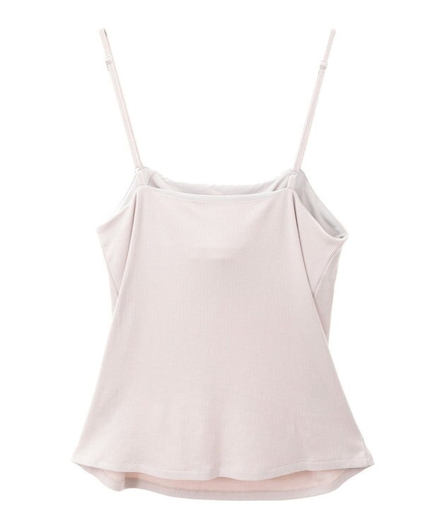 YECCA VECCA カップ付きベアキャミソール Light Beige