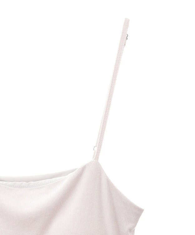 YECCA VECCA カップ付きベアキャミソール Light Beige