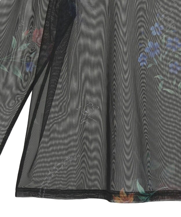 Green Parks ・ＳＵＧＡＲ　ＳＰＯＯＮ　フラワーｐｔシアーロンＴＥＥ Black