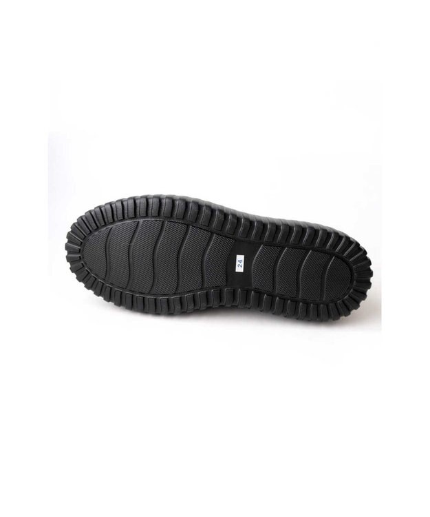 Pointer 日本製 本革厚底サイドゴアブーツ ブラック