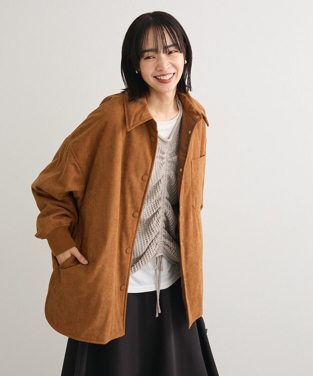 Green Parks コーデュロイ中綿ＣＰＯ Camel