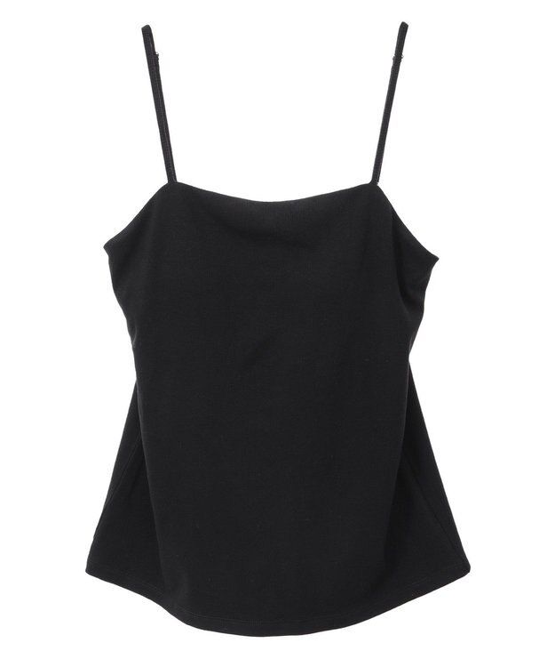 YECCA VECCA カップ付きベアキャミソール Black