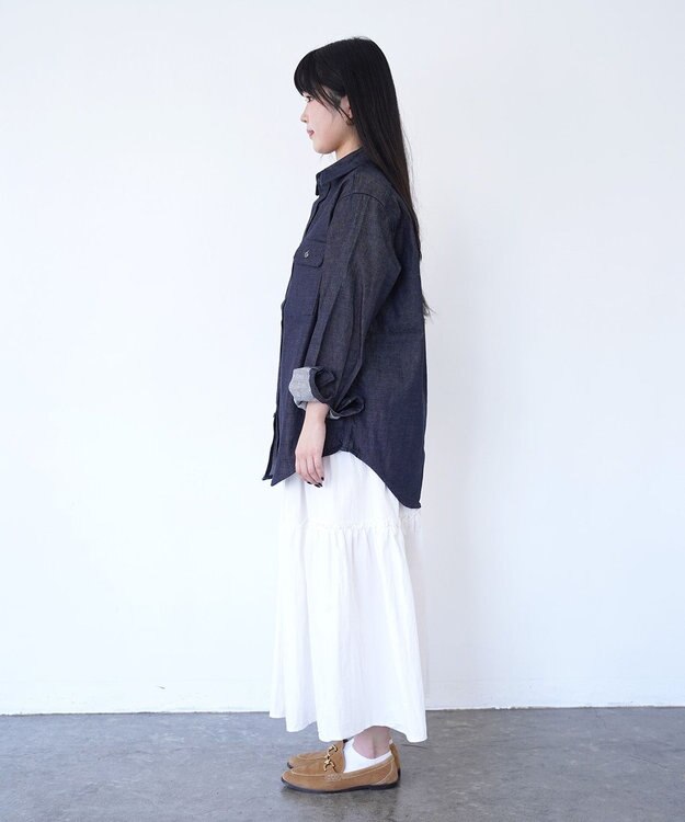 woadblue CPO SHIRT JACKET / CPO シャツジャケット BLUE