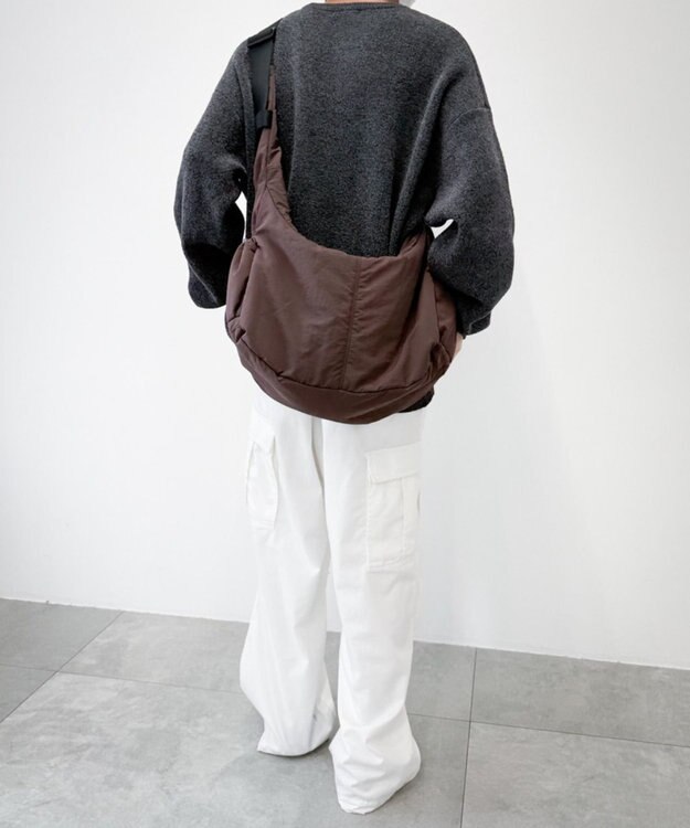 WEGO 中綿BIGショルダー ブラウン