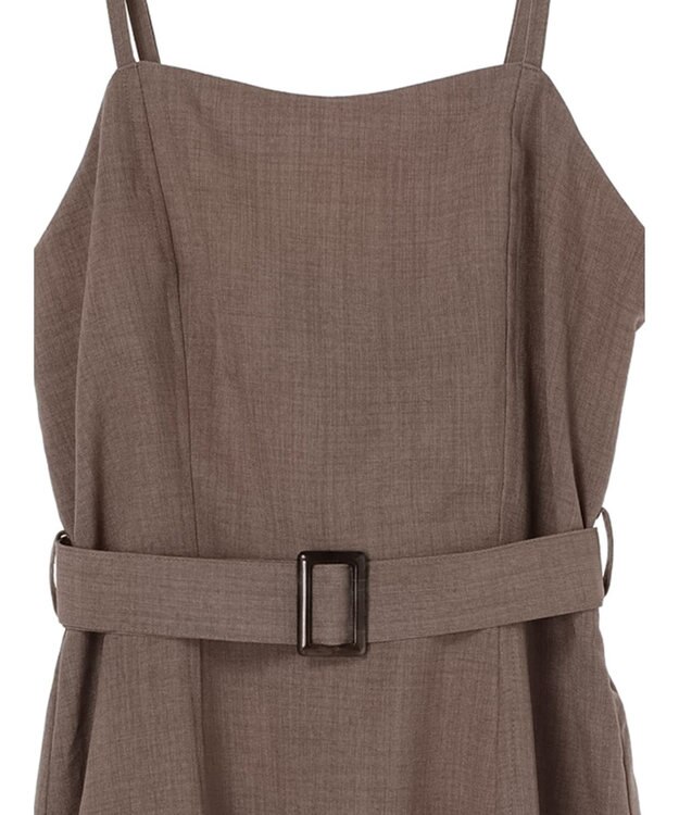 earth music&ecology ウエストマークキャミワンピース Mocha